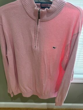 Men’s Vineyard Vibes Quarter Zip Pink Sz XL